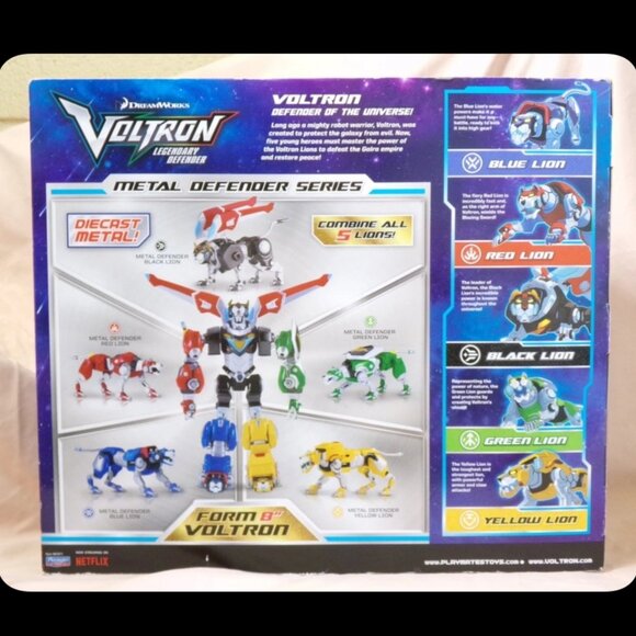 VOLTRON LEGENDARY METAL DEFENDER SET-New-Diecast-Dreamworks-2017-SDCC-FAST SHIP - Picture 5 of 13
